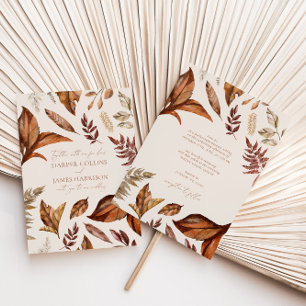 Moderne Rustikale Terracotta Floral Boho Hochzeit  Einladung