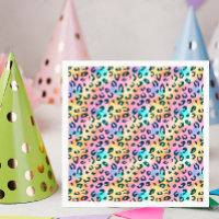 Moderne Safari-Tiere Print Birthday Party