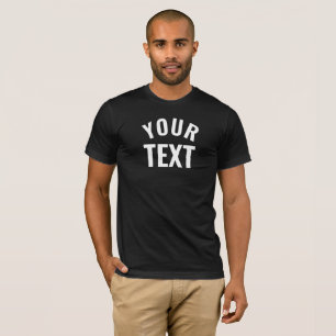 Moderne saubere Design Herren kurzarm Schwarz T-Shirt