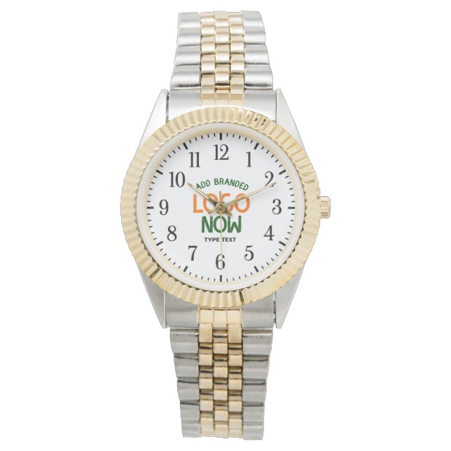 MODERNE, SAUBERE GOLD SILVERY SCHNELL SCHNELLER KU ARMBANDUHR (Vorderseite)