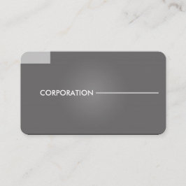Moderne, saubere graue Visitenkarten Visitenkarte