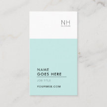 Moderne saubere vielseitige vertikale Visitenkarte