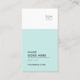 Moderne saubere vielseitige vertikale Visitenkarte