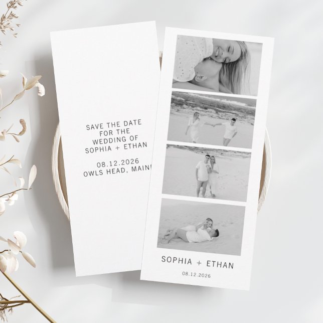 Moderne "Save the Date" Foto-Leiste Save The Date (Von Creator hochgeladen)