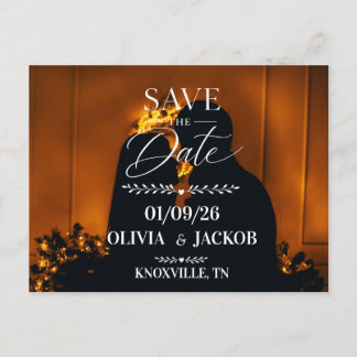 Moderne Save-the-Date-Hochzeitsvorlage Ankündigungspostkarte