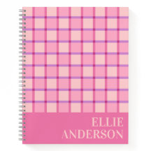 Moderne Schachbrett-Muster Rosa Lila Personalisier