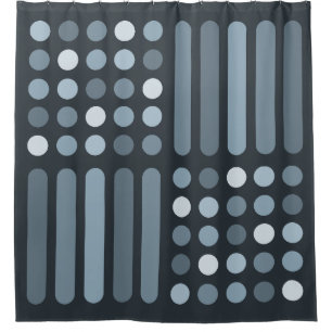 Moderne Schaltkreise des Mitteljahrhunderts - Schi Duschvorhang