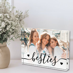 Moderne Schick Beste Freundinnen Beste Freundin Fotoblock
