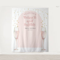 Moderne schicke Arch Champagne Brautparty Hintergr