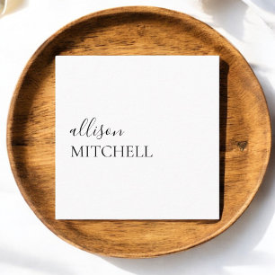 Moderne, schicke Beruflich Square Business Card Quadratische Visitenkarte