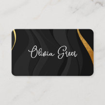 Moderne schicke Black Gold Retro Waves