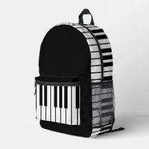 Moderne, schicke Black & White Piano Tastatur