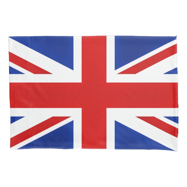 Moderne schicke London UK Gewerkschaft Jack Fahne Kissenbezug (Vorderseite-Links)