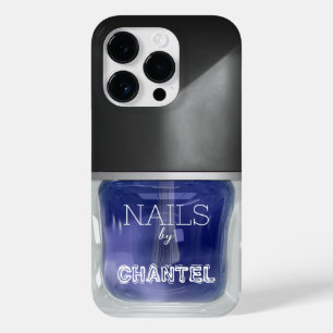 Moderne schicke, marineblaue Nagellack Case-Mate iPhone 14 Pro Hülle