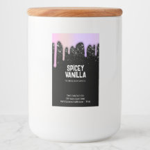 Moderne schicke, trendige rosa Lila Tropfen Candle