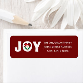 Moderne schicke Typografie Holly Joy Weihnachten W