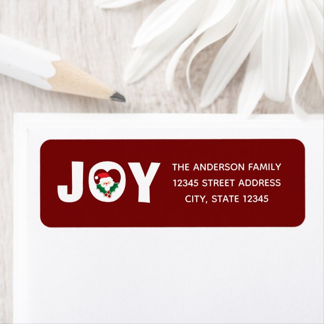 Moderne schicke Typografie Holly Joy Weihnachten W (Insitu)