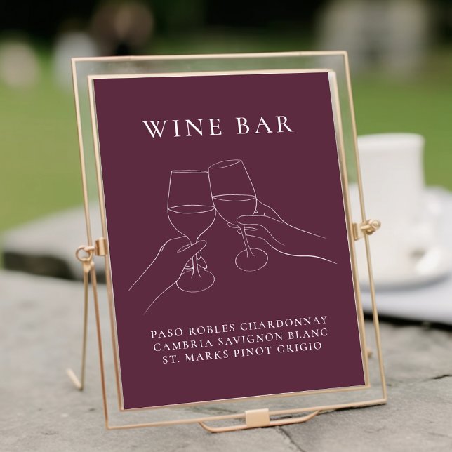 Moderne Schicke Weinbar Poster (Von Creator hochgeladen)