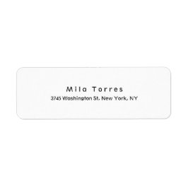 Moderne Schlichte Elegante Schwarz & Weiß