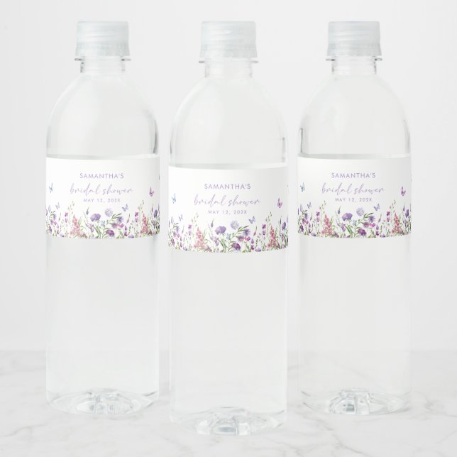 Moderne Schmetterlinge Brautparty (Flaschen)