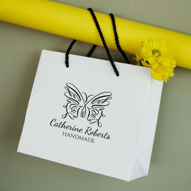 Moderne Schmetterlinge, handgefertigt Gummistempel (Von Creator hochgeladen)