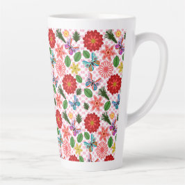 Moderne Schmetterlings-Blumen im Frühlingsgarten  Milchtasse