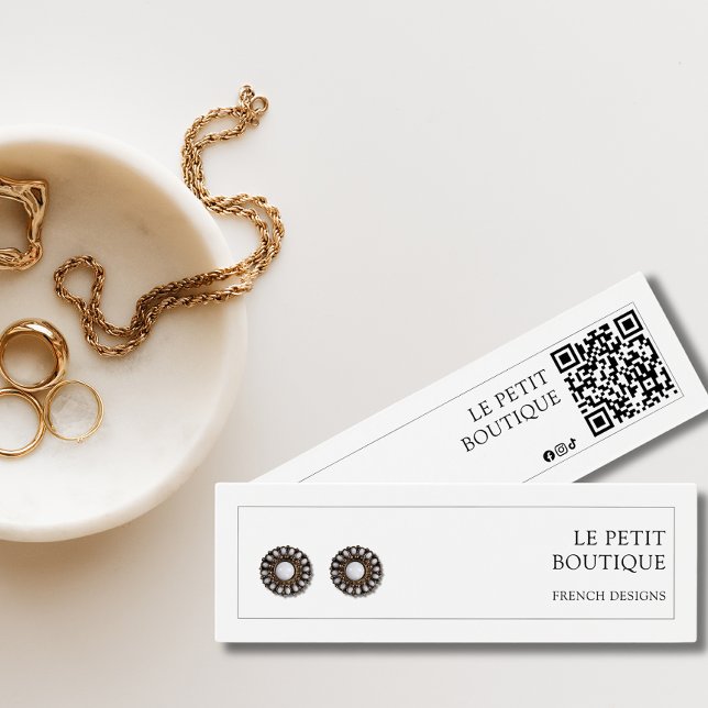 Moderne Schmuckindustrie QR Code Earring Display (Von Creator hochgeladen)