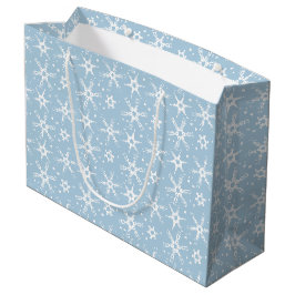 Moderne Schneeflocke-Geschenktasche Große Geschenktüte