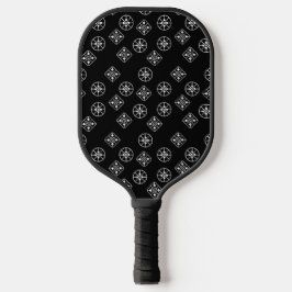 Moderne Schneeflocken aus dem Mittelalter Pickleball Schläger