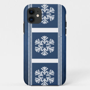 Moderne Schneeflocken BT iPhone 5 Fall, Blue title_seo2