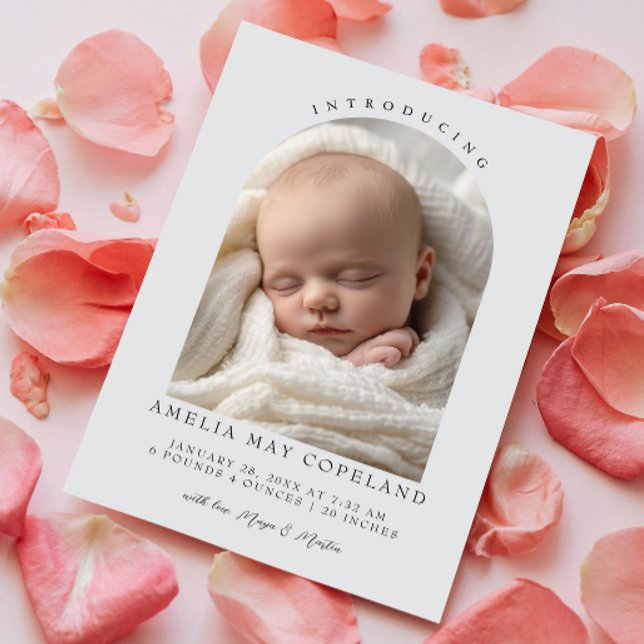 Moderne Schneiden Baby Foto Birge aus Ankündigung (Von Creator hochgeladen)