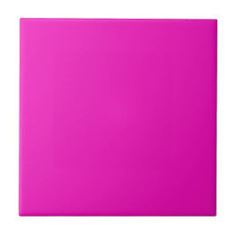 Moderne schockierende rosa Farbe | Dunkelpink Fliese