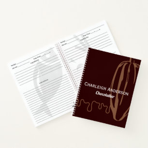 Moderne Schokoladenrezeptur von Cocoa Pod Chocolat Notizbuch