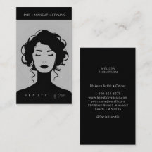 Moderne Schönheit Makeup Haar Nails schwarz von We