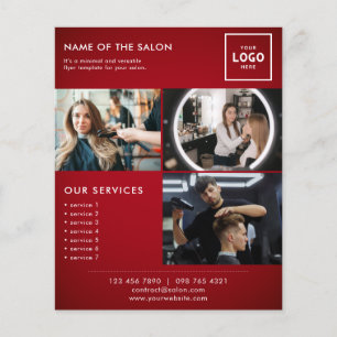 Moderne Schönheitsmarken-Design für Profis Flyer