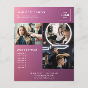 Moderne Schönheitsmarken-Design für Profis Flyer