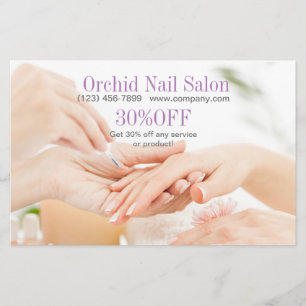 Moderne Schönheitspflege SPA Nagelstudio Preislist Flyer