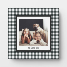Moderne Schreibmaschine | Ihr Foto auf Black Gingh Fotoplatte