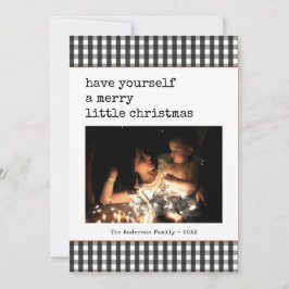 Moderne Schreibmaschine Merry Little Christmas Fot