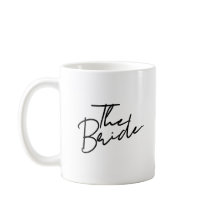 Moderne Schrift Braut T-Shirt
