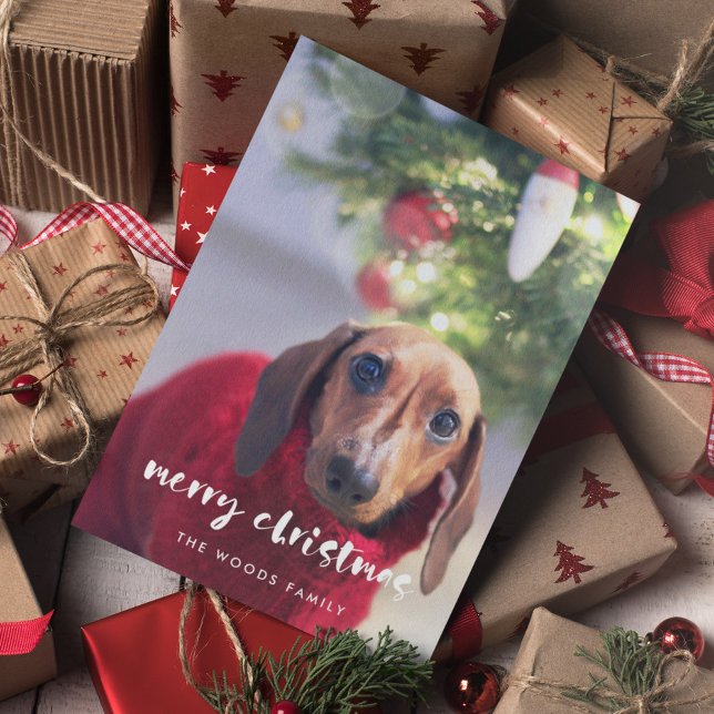 Moderne Schrift Frohe Weihnachten Foto (Von Creator hochgeladen)