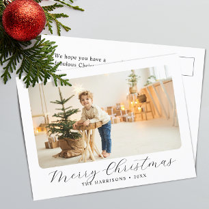 Moderne Schrift Frohe Weihnachten Foto
