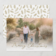 Moderne Schrift Frohe Weihnachten Große Foto