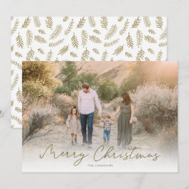 Moderne Schrift Frohe Weihnachten Große Foto