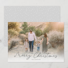 Moderne Schrift Frohe Weihnachten Große Foto