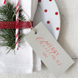 Moderne Schrift Frohe Weihnachten Name Feiertag Gummistempel