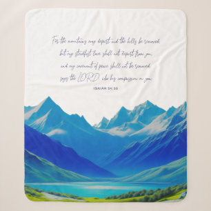 Moderne Schrift Jesaja 54:10 Sherpadecke