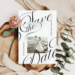 Moderne Schrift Kalligrafie Foto Save The Date