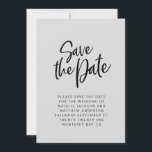 Moderne Schrift Save the Date Hochzeitsankündigung<br><div class="desc">Moderne Schrift Save the Date Hochzeitseinladung. Moderne Hochzeitsankündigung mit geometrischem Backer und auf Trend-Skript-Text. Farben können in Anzug mit Ihrem Farbschema geändert werden.</div>