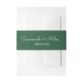 Moderne Schriftart Hochzeit im Mittelalter Einladungsbanderole